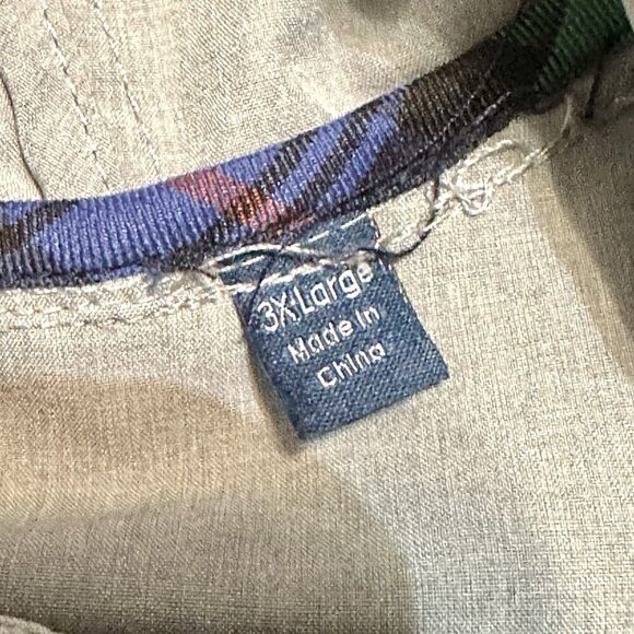 William Murray Mens 3XL Gray Lime Green Trim Golf Windbreaker Hooded Zip Jacket - Picture 5 of 10